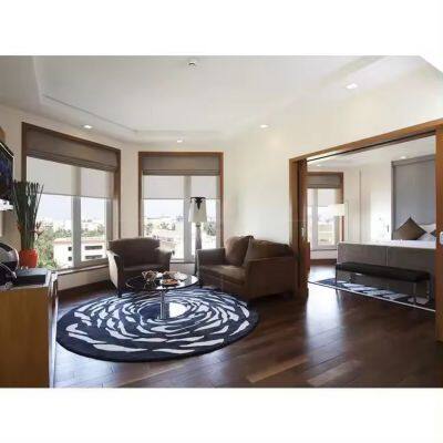 European Home Master Bedroom Furniture Set Modern and Simple Design Solid Wood Storage Bed for Hotel or Rental Use photo-3