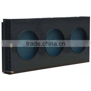 air-cooled condenser for refrigerator with hydrophilic fins