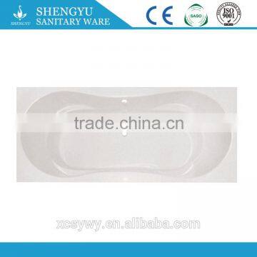 SY-2013 white cheap acrylic bathtub