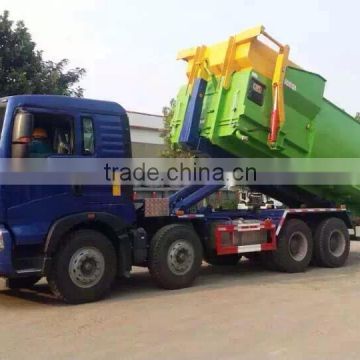 Carriage removable garbage truck with free parts