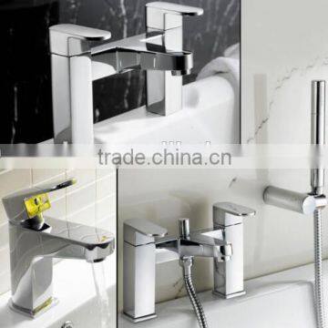 BATHROOM CHROME BASIN SINK MIXER, BATH FILLER MIXER