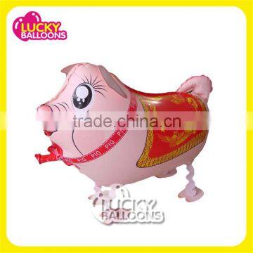 Nylon Material Toy Use Helium Walking Pig Shaped Balloons photo-2