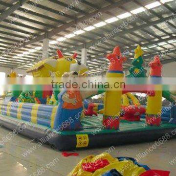 Weini castle 11x7m bouncer game factory supply