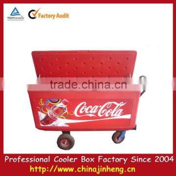 Big cooler box with wheel