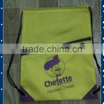 2014 printable custom logo long shoulder school bag