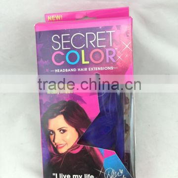 New Design and Cheap Secret color headband hair extension