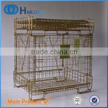 Good sale heavy duty galvanized collapsible cargo storage cage