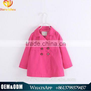 2016 Manufuactory Kids Apparel Children's Coat 4 Colors Autumn Kids Cotton Jacket