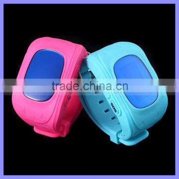 Silicone SOS Phone Emergency GPS Tracker Kid Phone Wrist Watch With SIM Card Slot Phone Call For Children Old People