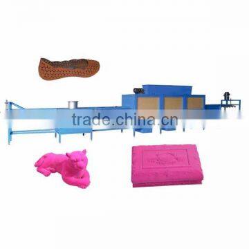 PVC shoe flocking machine