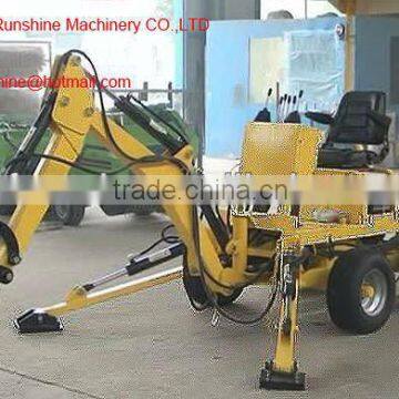 Shandong Runshine factory direct mini excavator mini towable backhoe