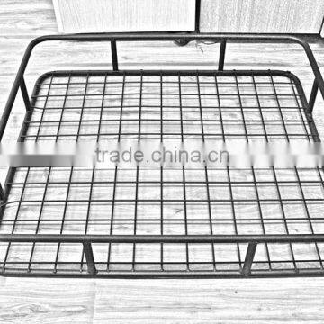 steel car roof basket luggage box roof tray flodable