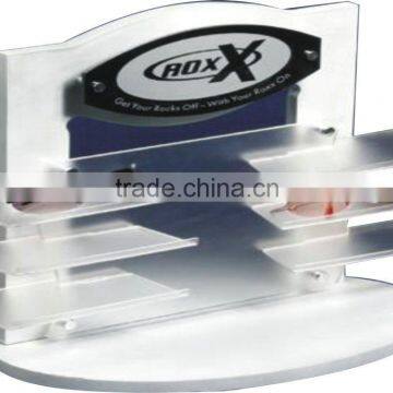 retail countertop acrylic/plastic glasses/sunglass/eyeglasses/spectacles display stand rack with back poster board for sale