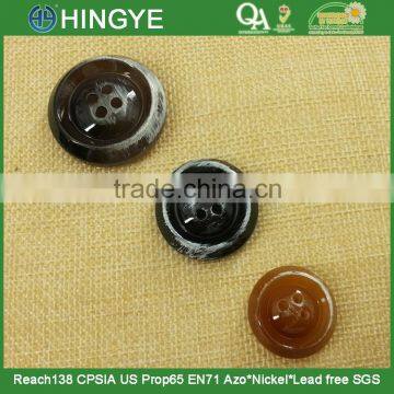 Brushed finishing resin 4 holes button -- CA033