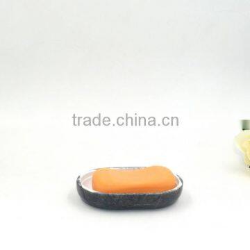 Balck Polyresin Bathroom Accessories Set photo-4