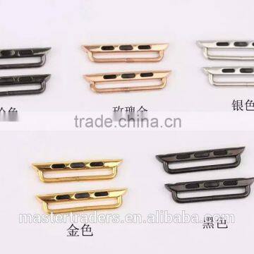 Cheap Colorful Metal Watch Band Converter Buckle Strap Adapter For 38MM Apple Watch MT-3696
