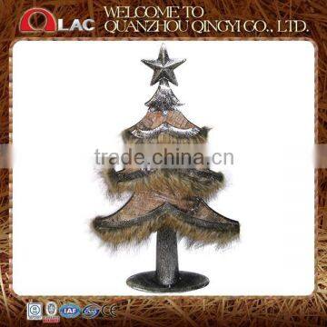 Customized size metal christmas tree decoration supplier