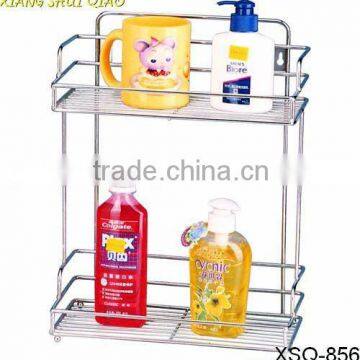 2 tier iron wire bath rack