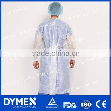 Breathable Laminate AAMI Level 3 Isolation Gowns,White,X-Large