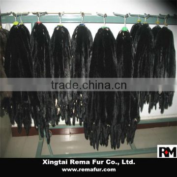 Factory direct selling genuine raw mink skin for vest and coat