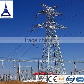 Electric transmission line steel tower