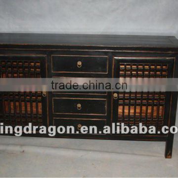 chinese antique black kitchen cabinet