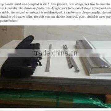 2016 New Design Advertising Aluminium Wide Base Heavy Duty Roll Up Banner photo-4