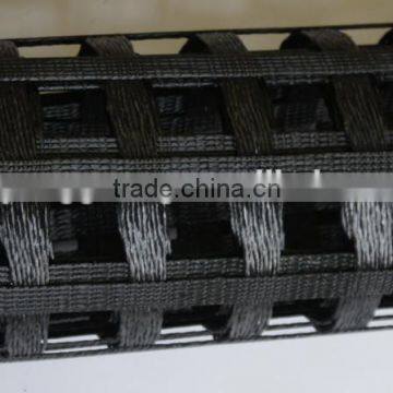 Warp knitting polyester uniaxial geo grid retaining wall systems for reinforcement