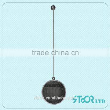 Black round iron wall decoration for home