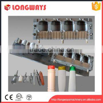 4 cavity auto deflashing blow mould , extrusion blow moulding,plastic bottle blow mould