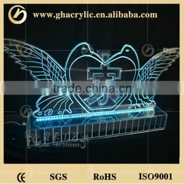 acrylic lucite sculpture, high quality acrylic pannel, acrylic led sculptures