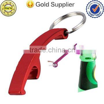 professional metal zinc alloy keychain bottle opener