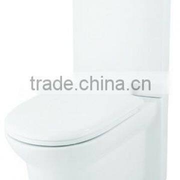 two-piece wash down p-trap toilet