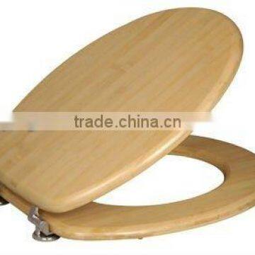 Bamboo toilet seat