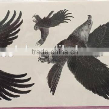 New fashion Heart-body Bird tattoo sticker