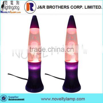 13" decorative rocket shape motion lamp magma lamp supplier