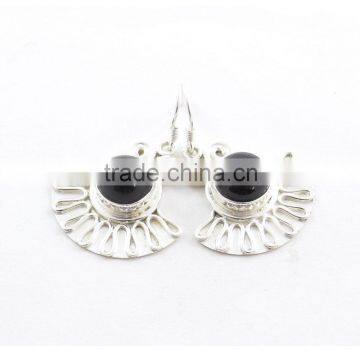 Vintage earrings 925 sterling silver jewelry wholesale Indian jewelry Natural gemstone jewelry