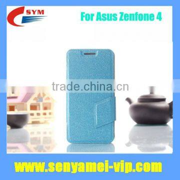 Flip leather case for Asus Zenphone 4