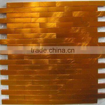 Top new strip gold mosaic tile backsplash