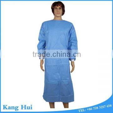 2015 high quality nonwoven disposable medical robe