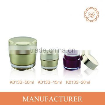 50ML triangle shape cosmetic cream jar of China factory