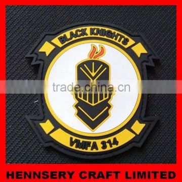 Soft pvc customized embossed logo badge maker