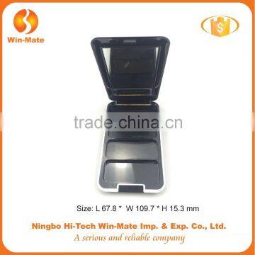 High Quality Personal Care 4 Cell Injection Eyeshadow Case With Rectangle Mirror photo-3