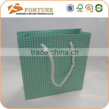 Fashion Design Printing Laminated Cardboard Biodegradable Shopping Bag