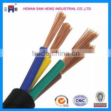 Security telecommunication control 6 core 8 core pvc cable 2.5mm2