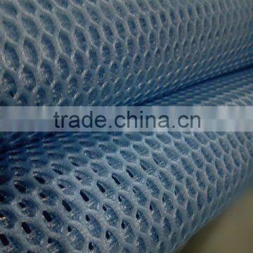 Light Blue Warp Knitting Mesh Fabric for Back Suppoter