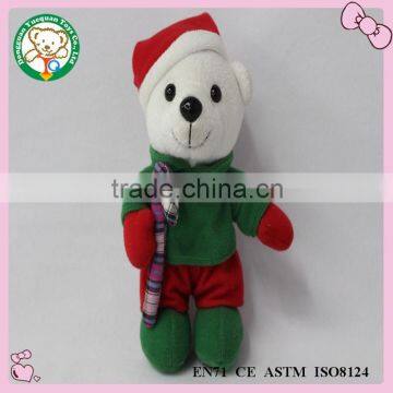 Wholesale plush material T-shirt valentines and christmas gifts plush bear toys