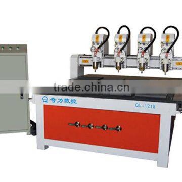 Hot Sale QL- 9080 Independent 4 Spindles Rotary Cnc Engraving Machine photo-4