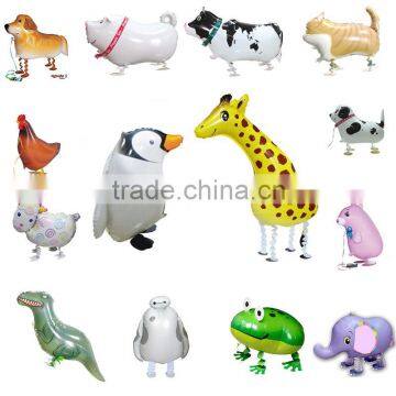 2015 New Design Walking Pet Balloon Walking Animal Foil Balloon Helium Walking Pet Balloon