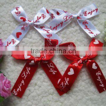 wholesale DIY ribbon flowers printing ribbon bow HD-69